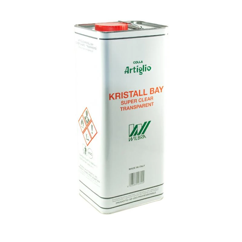 COLLA A BASE SOLVENTE " CRISTAL BAY " IN LATTA DA 5LITRI