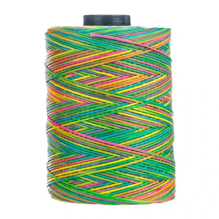 WAXED BRAIDED YARN IN POLYESTER "SLAM" TITLE MM 0.8 MT 500 C OL 0005 NERO