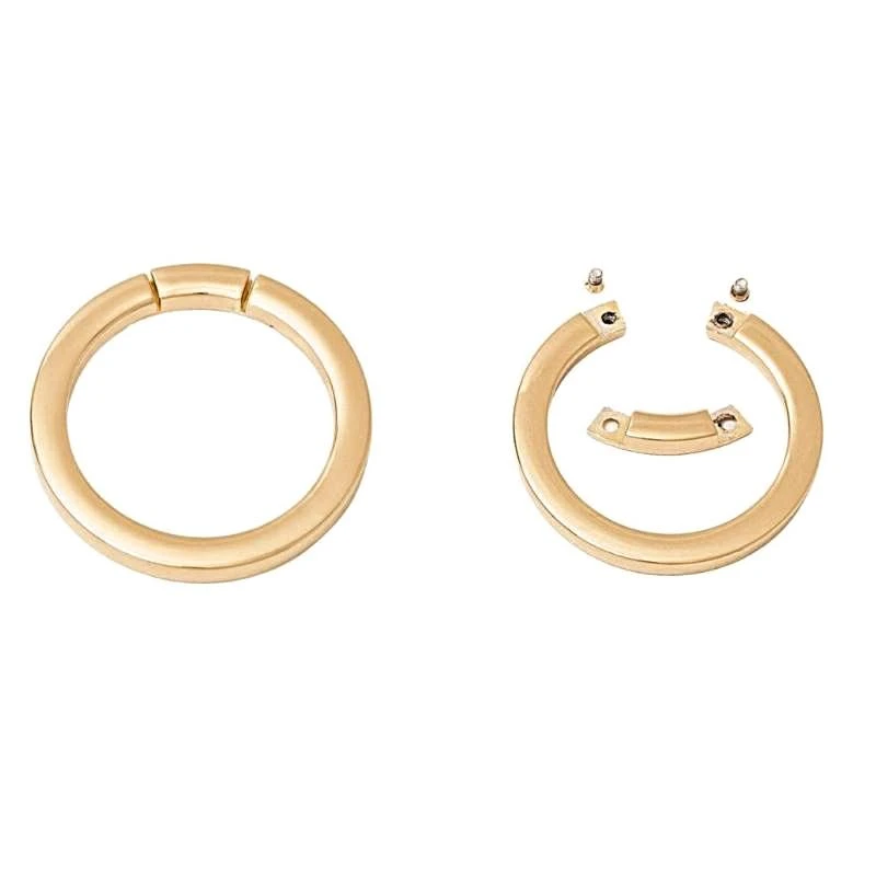 ZAMAK ROUND RING WITH SCREWS IN VARIOUS SIZES AND COLOURS