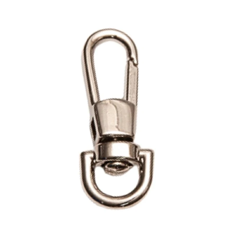 ZAMAK SNAP HOOK WITH ROUND  RING 08 mm IN VARIOUS COLOURS