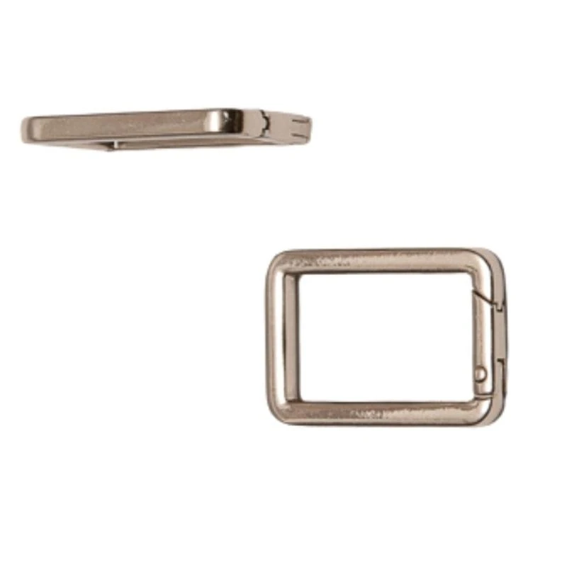 ZAMAK SNAP HOOK WITH "D" RING 20 mm IN VARIOUS COLOURS