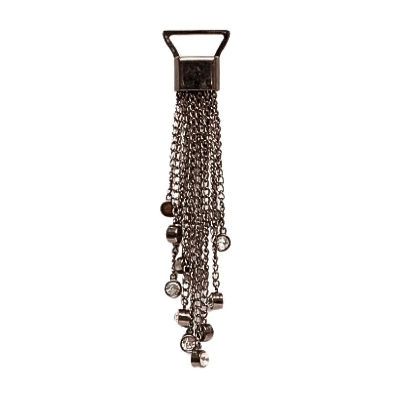 ZAMAK HANDLE HOLDER WITH RHINESTONES SIZE:23 X 150 mm  VARIOUS COLOURS