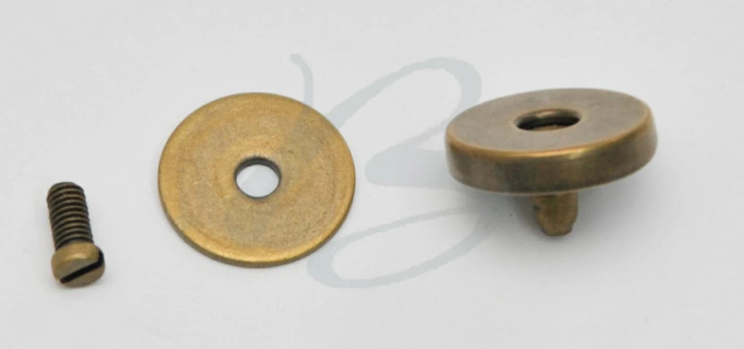 BRASS MAGNETIC SNAP -- mm VARIOUS COLOURS 