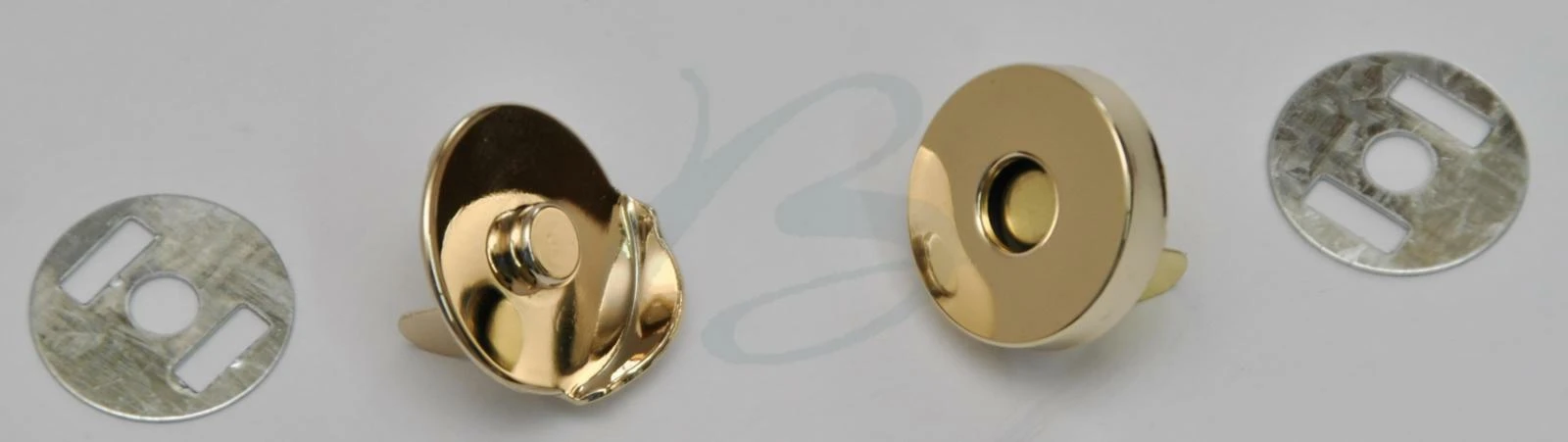 BRASS MAGNETIC SNAP --mm VARIOUS COLOURS 
