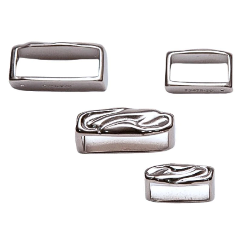 ZAMAK RECTANGULAR LOOP VARIOUS SIZES AND COLOURS