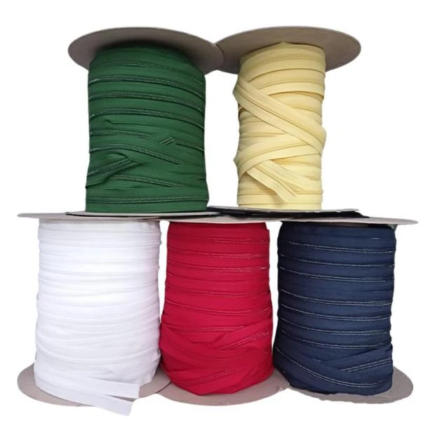 SIZE 5 " YKK " NYLON COIL ZIPPER AVAILABLE IN VARIOUS COLOURS
