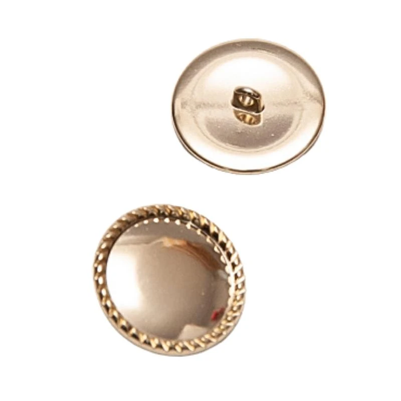 ZAMAK ROUND SEW-ON BUTTON,IN VARIOUS SIZES AND COLOURS: