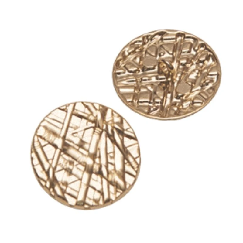 ZAMAK ROUND SEW-ON BUTTON,IN VARIOUS SIZES AND COLOURS: