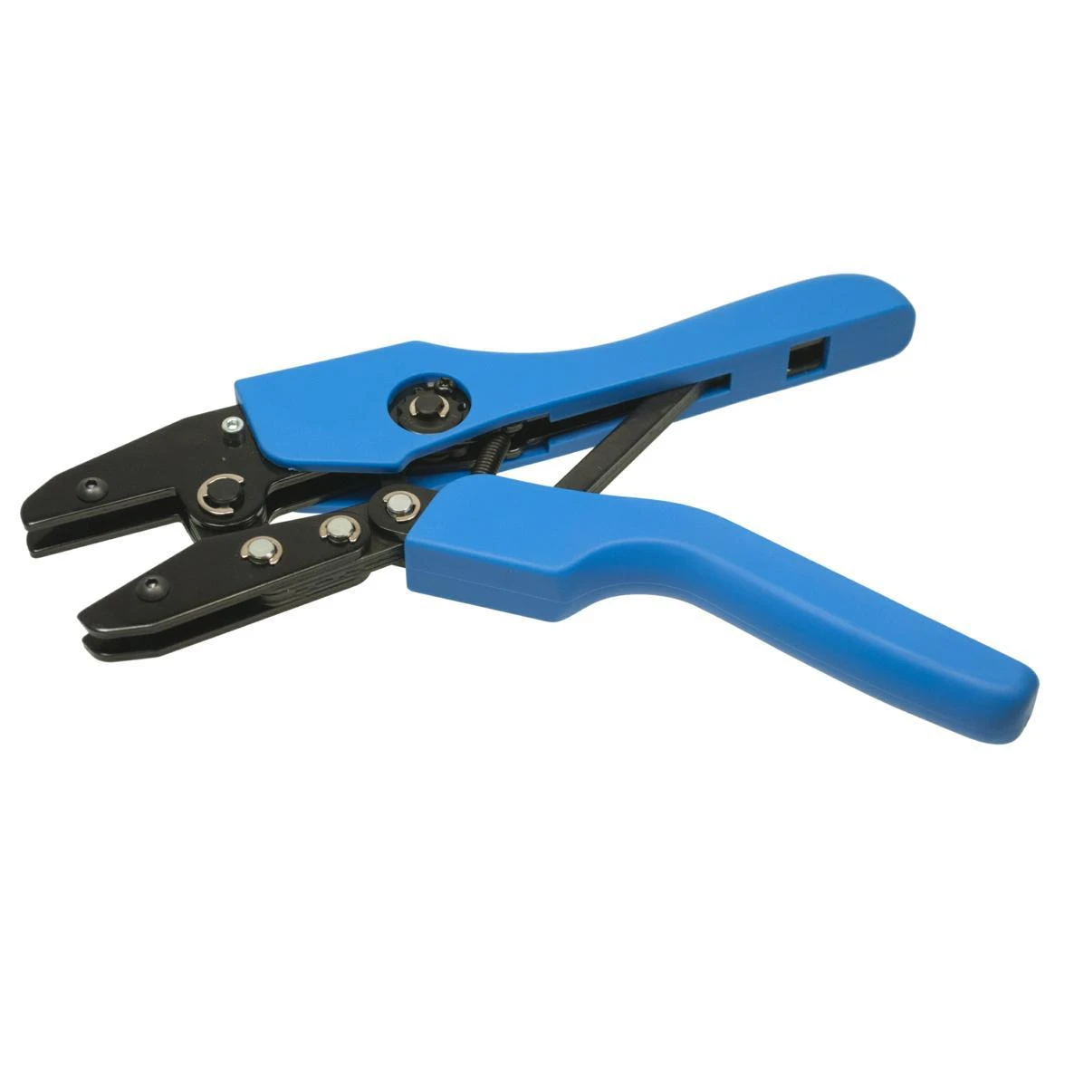 MULTIPORPOSE PLIERS WITH DIES FOR ATTACHING BOTTOM STOPS