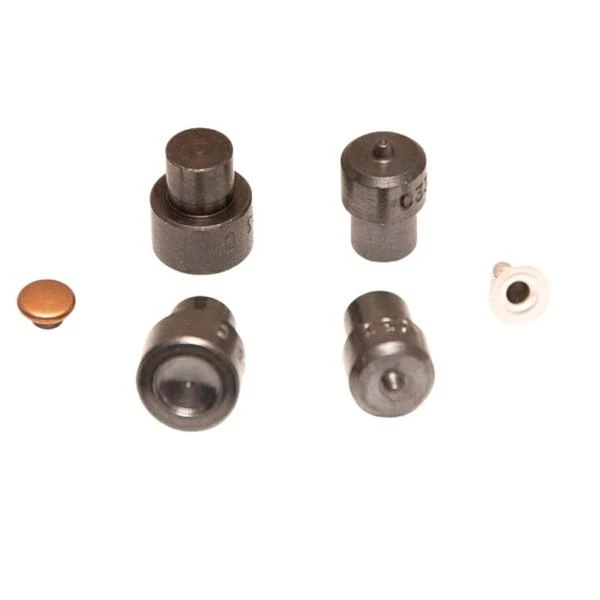 DIE FOR FLAT CAP RIVETS AND HOLES SHANK SUITABLE FOR FAST PLIER VARIOUS TYPES AND SIZES