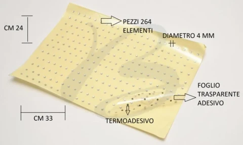 HOT FIX RHINESTONES FOIL TRANSPARENT 