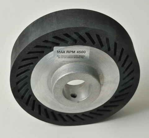 AIR EXPANDER RUBBER SLOTTED WHEEL  140 mm 