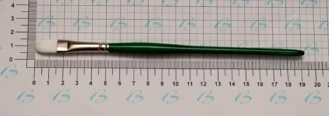 CAT TONGUE TIP BRUSH WITH SHORT HANDLE 10 mm