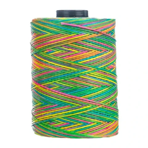 WAXED BRAIDED YARN IN POLYESTER "SLAM" TITLE MM 0.8 MT 500 C OL 0005 NERO