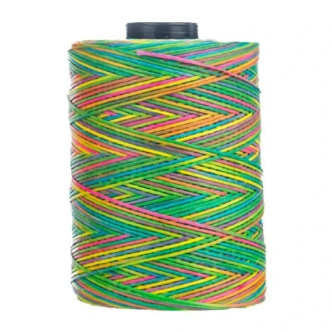 WAXED BRAIDED YARN IN POLYESTER "SLAM" TITLE MM 0.8 MT 500 C OL 0005 NERO