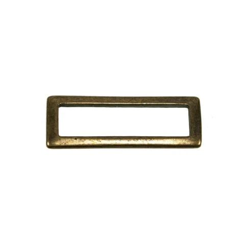 ZAMAK RECTANGULAR RING 40x10 MM VARIOUS COLOURS