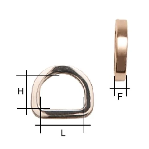 ZAMAK " D" RING