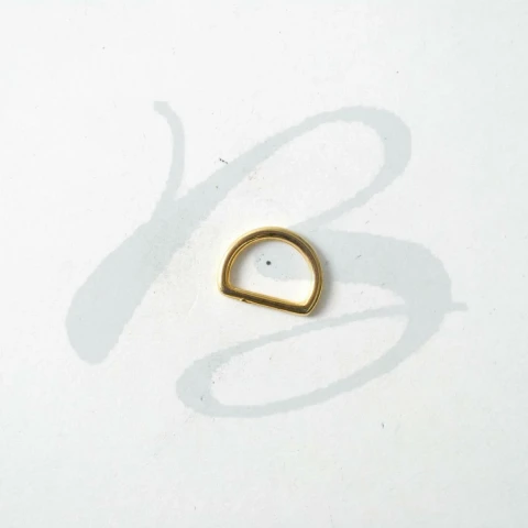 ZAMAK D RING 15x12 mm IN VARIOUS COLOURS