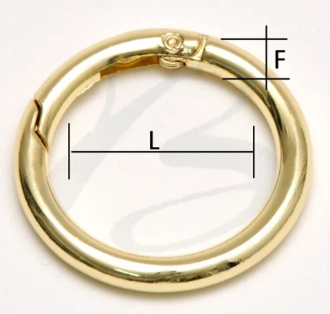 ZAMAK ROUND HOOK -- mm 