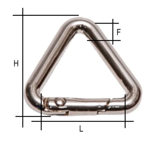 ZAMAK SNAP HOOK 15 mm IN VARIOUS COLOURS