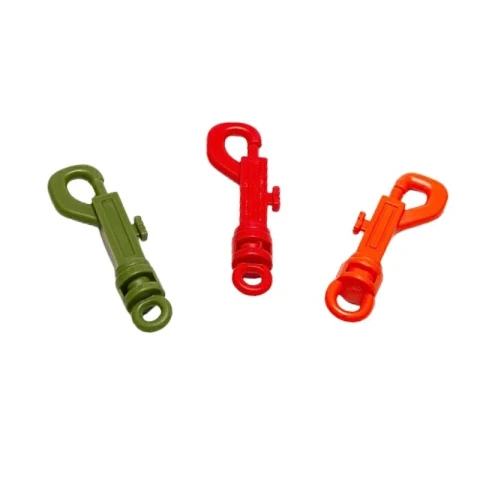 PLASTIC ROUND SNAP HOOK VARIOUS SIZES AND COLOURS