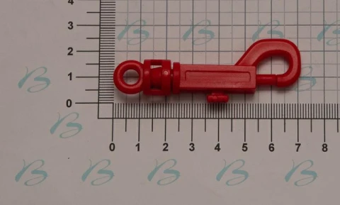 PLASTIC ROUND SNAP HOOK VARIOUS SIZES AND COLOURS