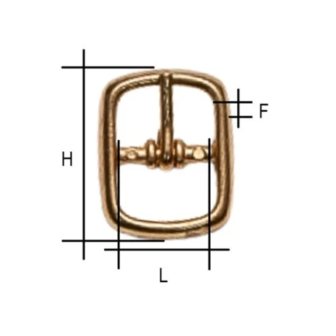 ZAMAK BUCKLE AVAILABLE IN VARIOUS COLOURS AND MEASURAMENTS