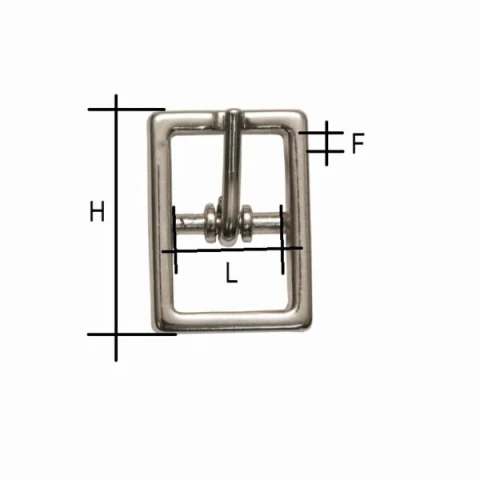 ZAMAK BUCKLE AVAILABLE IN VARIOUS COLOURS AND MEASURAMENTS