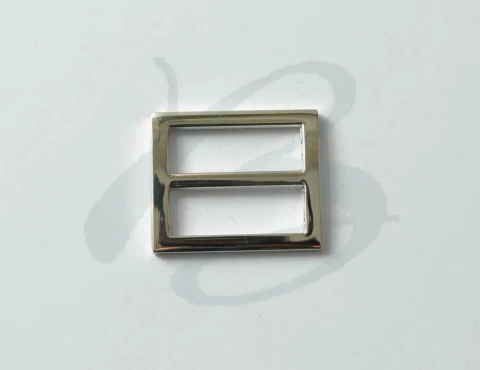 ZAMAK RECTANGULAR SLIDING BUCKLE VARIOUS SIZES AND COLOURS 