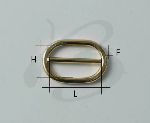  ZAMAK OVAL SLIDING BUCKLE VARIOUS SIZES AND COLOURS 