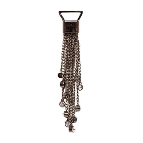ZAMAK HANDLE HOLDER WITH RHINESTONES SIZE:23 X 150 mm  VARIOUS COLOURS