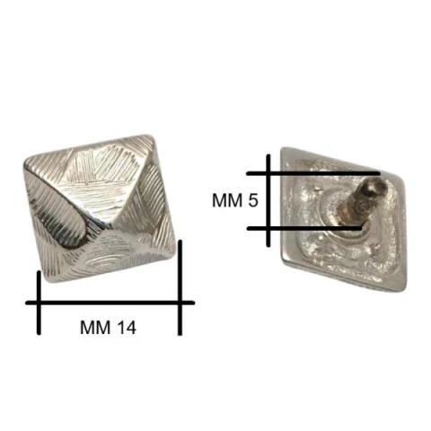 ZAMAK ORNAMENT 14mm VARIOUS COLOURS
