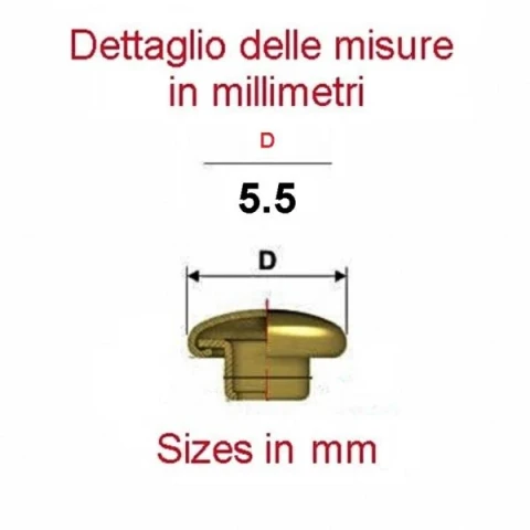 RIVETTO TESTA FERROT/MONETA 32 MM -- PADRE