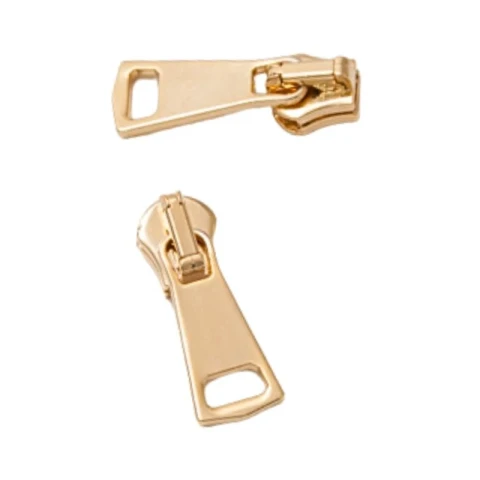 ZAMAK ZIPPER PULLER WITH SELF-LOCKING CURSOR FOR METAL ZIPPER T08