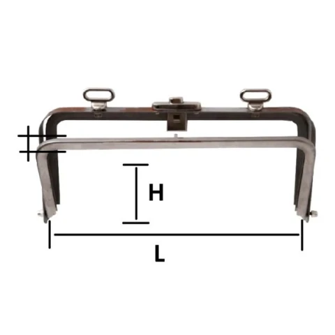 IRON RECTANGULAR BAG FRAME