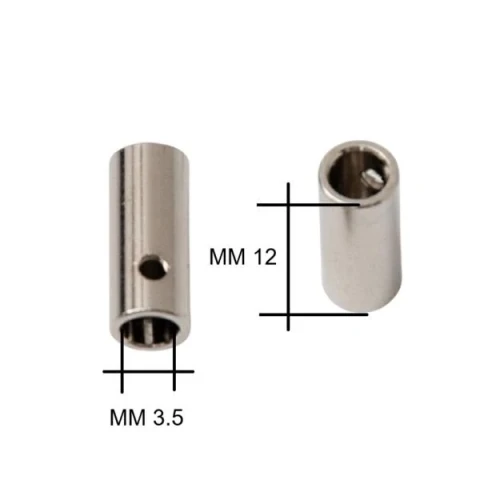BRASS TERMINAL FOR ROUND SERPE CHAIN VARIOUS SIZE AND COLOURS