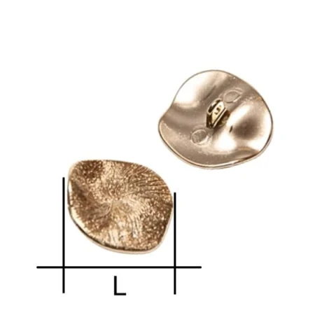 ZAMAK ROUND SEW-ON BUTTON,IN VARIOUS SIZES AND COLOURS: