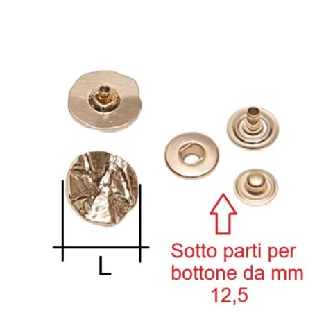 ZAMAK RECTANGULAR SNAP FASTENER VARIOUS SIZES AND COLOURS