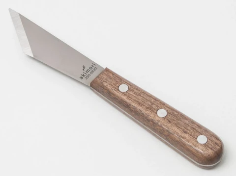 Professional Leather Skiving Knife | Forged Steel Made in Italy - Left-Handed Version