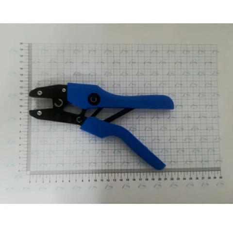 MULTIPORPOSE PLIERS WITH DIES FOR ATTACHING BOTTOM STOPS