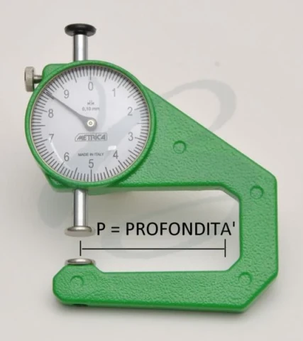 POCKET DECIMAL THICKNESS GAUGE AVAILABLE IN VARIOUS DEPTH 