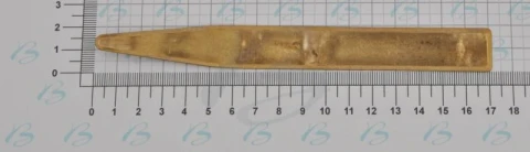 BRASS TOOL FOR LEATHER  17 mm 