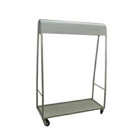LEATHER TROLLEY IN PAINTED IRON WITH ONE SHELF AVAILABLE IN  VARIOUS MEASURAMENT