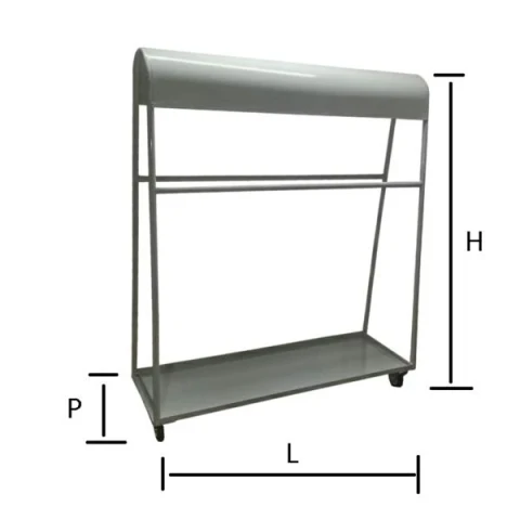 REINFORCED LEATHER HOLDER TROLLEY