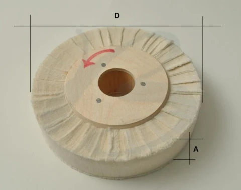 WHITE CANVAS BUFFER AVAILABLE IN VARIOUS MEASUREMENTS 