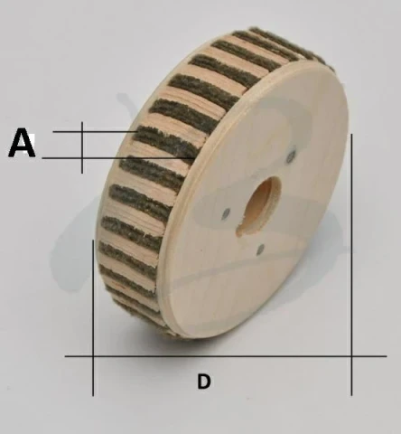 BUFFER WITH MILITARY CLOTH AND CRUST WITH HIGH FERRULE AVAIL ABLE IN VARIOUS MEA