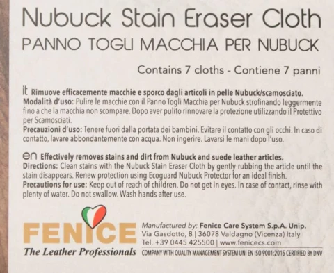 PANNO TOGLI MACCHIA PER NUBUCK