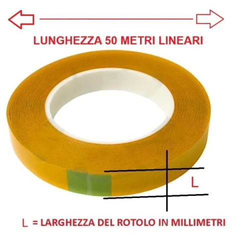 DOUBLE-SIDED TAPE TNT YELLOW AVAILABLE IN VARIOUS SIZES