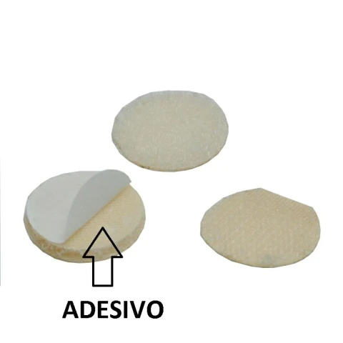 NYLON ROUND ADHESIVE HOOK & LOOP COINS LIKE