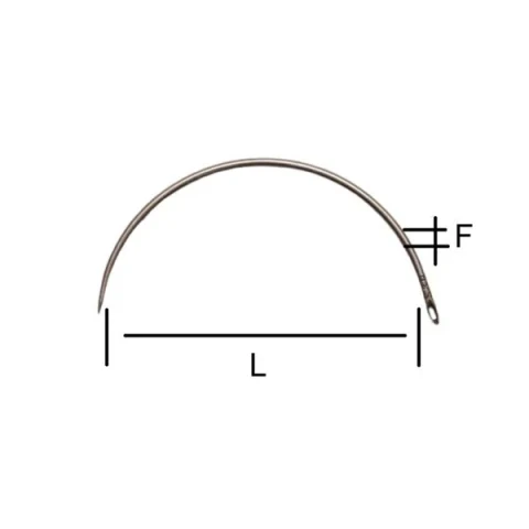 GERMANY CURVED SEWING NEEDLE VARIOUS SIZES